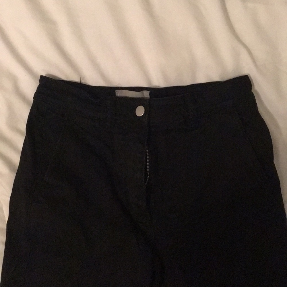 Everlane Wide Leg Crop - Black size 4